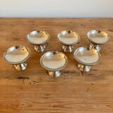 6 stainless steel ice cream cups