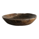 Vintage French Antique Decorative Dark Wooden Bowl in Oak, 1800s
