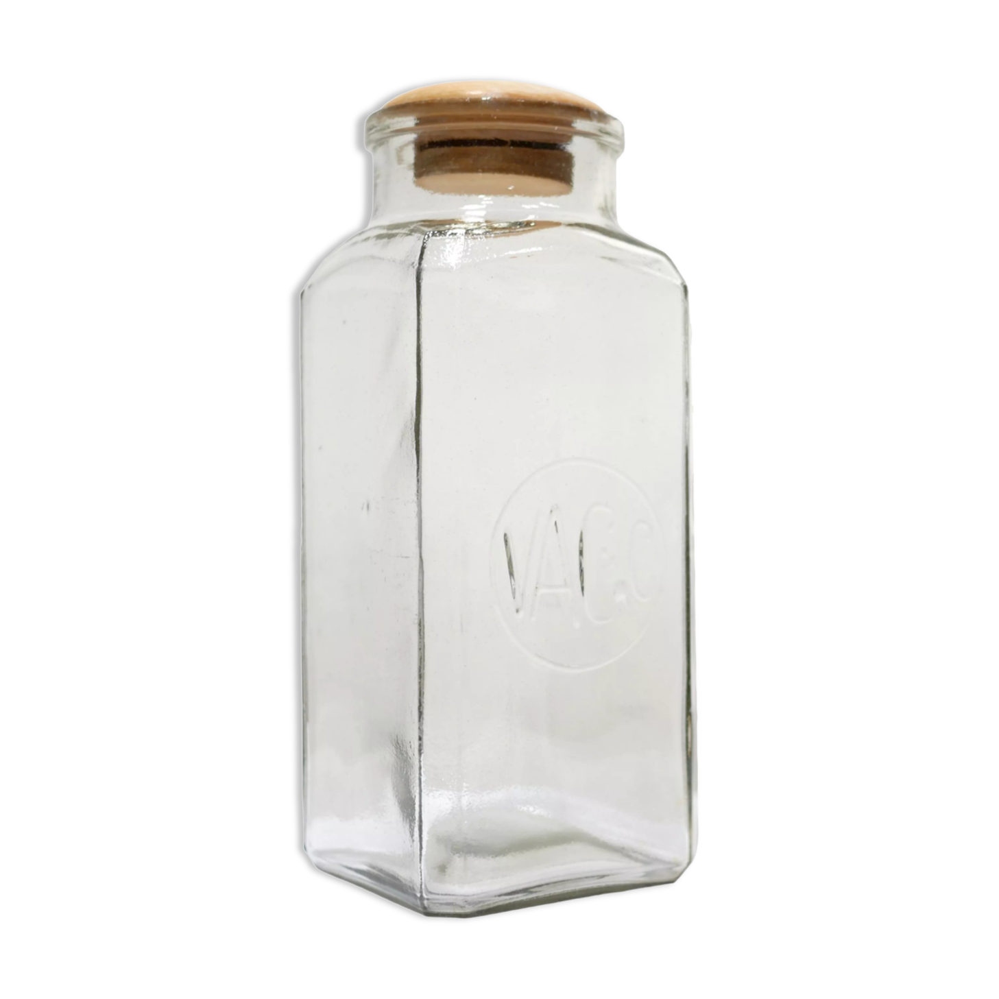 Vintage glass jar by et Compagnie