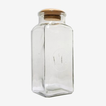 Vintage glass jar by et Compagnie