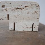 Travertine desk top