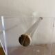 Vintage magazine rack in plexiglass by David Lange.