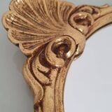 Louis XV style gilded rococo mirror