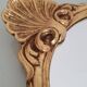 Louis XV style gilded rococo mirror
