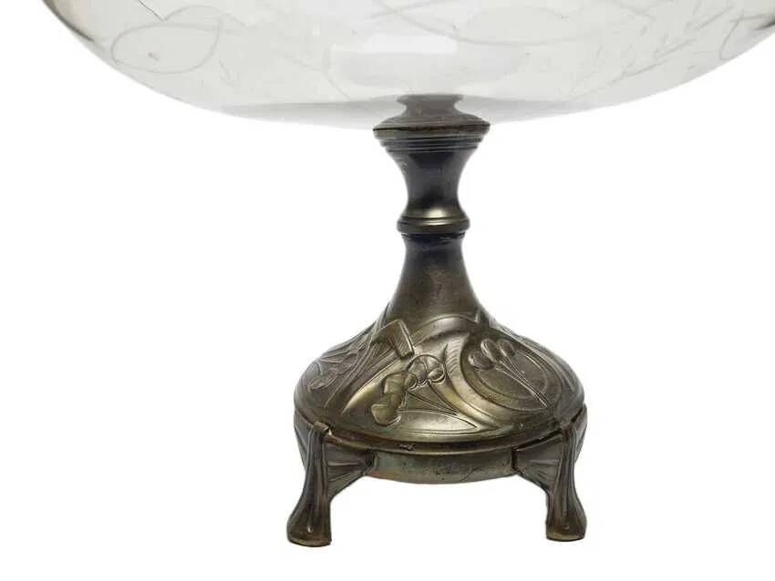 BLY Viennese Plate/Basket in Art Nouveau Style