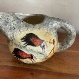 Pitcher Vallauris prehistoric scenes