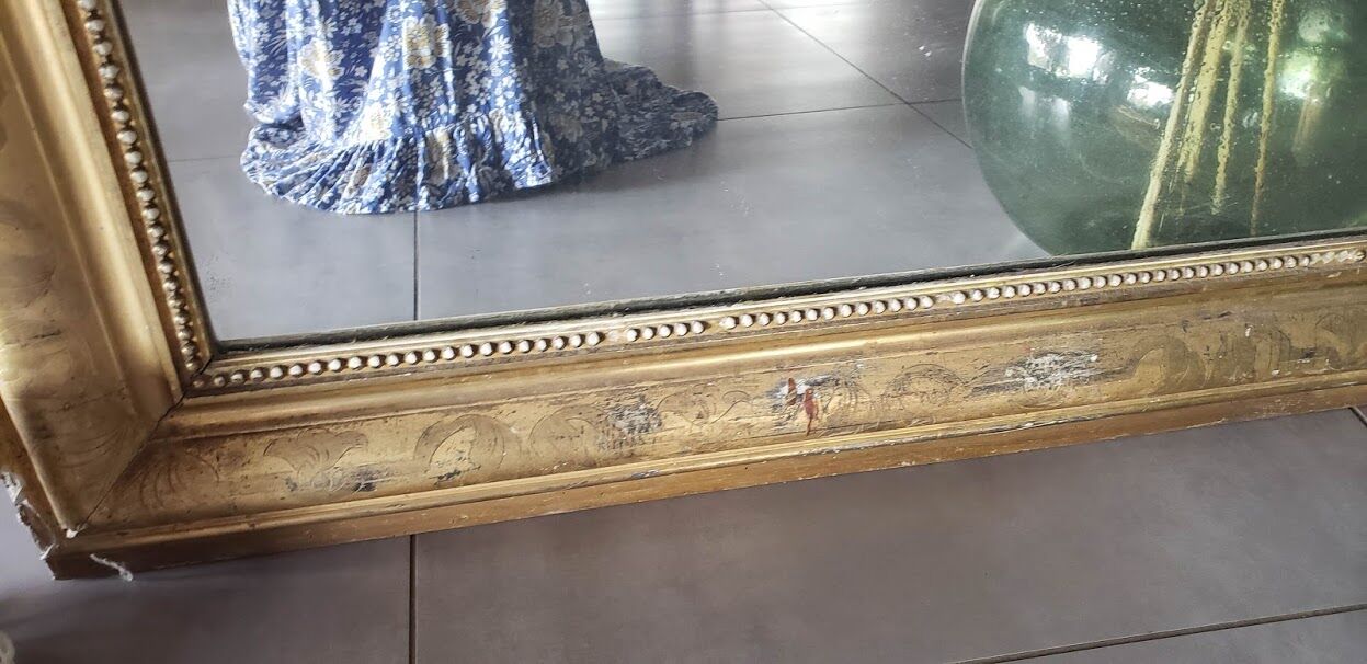 Mirror era Louis Philippe 19th century 86x155cm