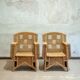 Ascona model wicker chairs by Vivai Del Sud, 1970s, set of 2