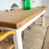 Old workshop table solid oak tray