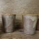 6 verres, tasses en grès Digoin
