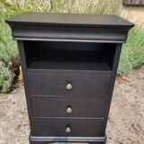 Louis Hilippe black chiffonier