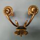Pair of Empire eagle's head sconces in Palmettes 1900/1920