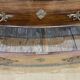Regency period chest of drawers in amaranth and marble top - 18th century