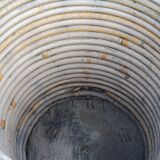 Rattan and bamboo plant holder from the 50s