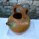 Old kid gargoulette in glazed earth nineteenth century