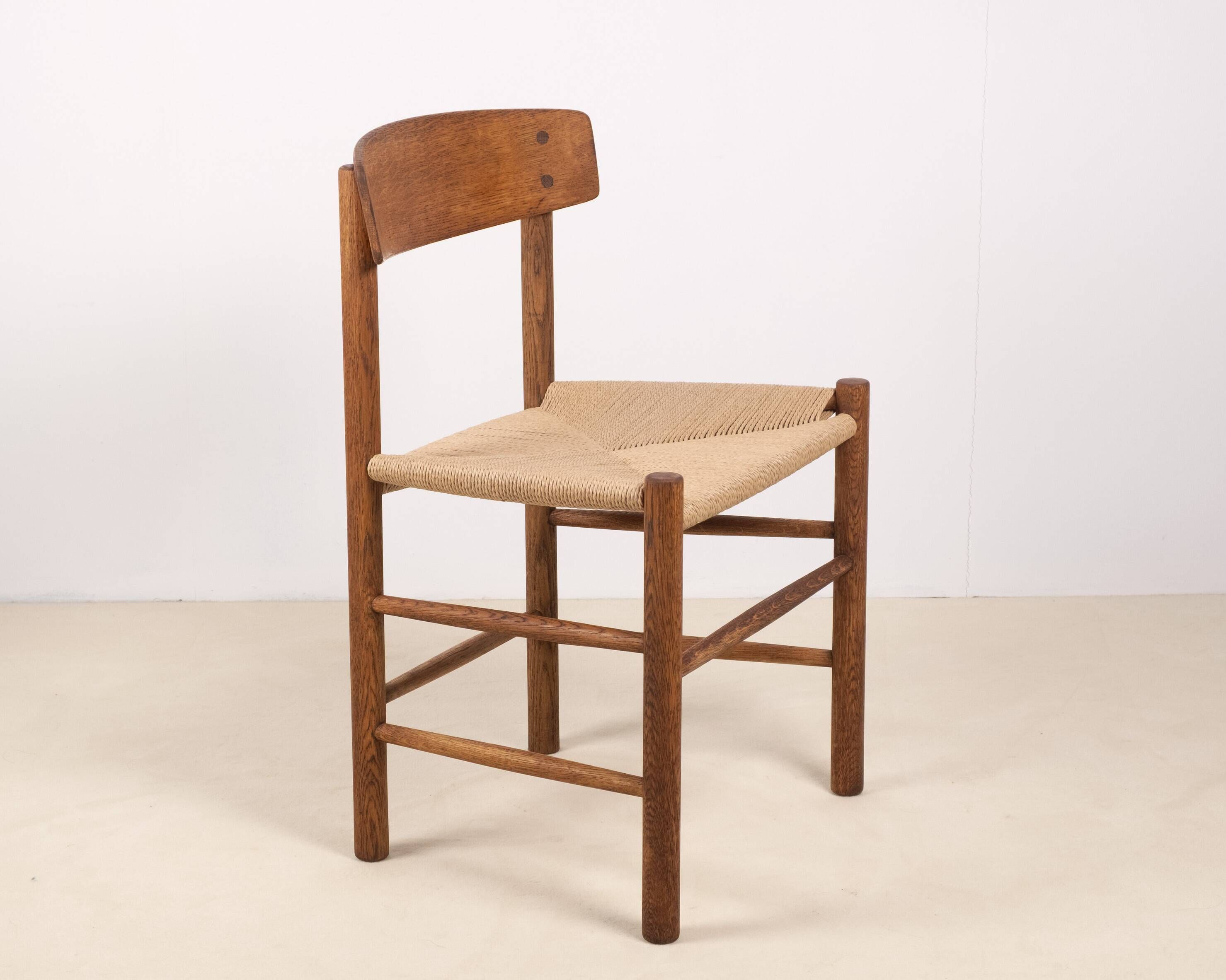 1x Børge Mogensen J39 Oak Dining Chair, FDB Møbler Denmark 1970