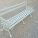 Garden bench signed Godin cast iron bourgeois house