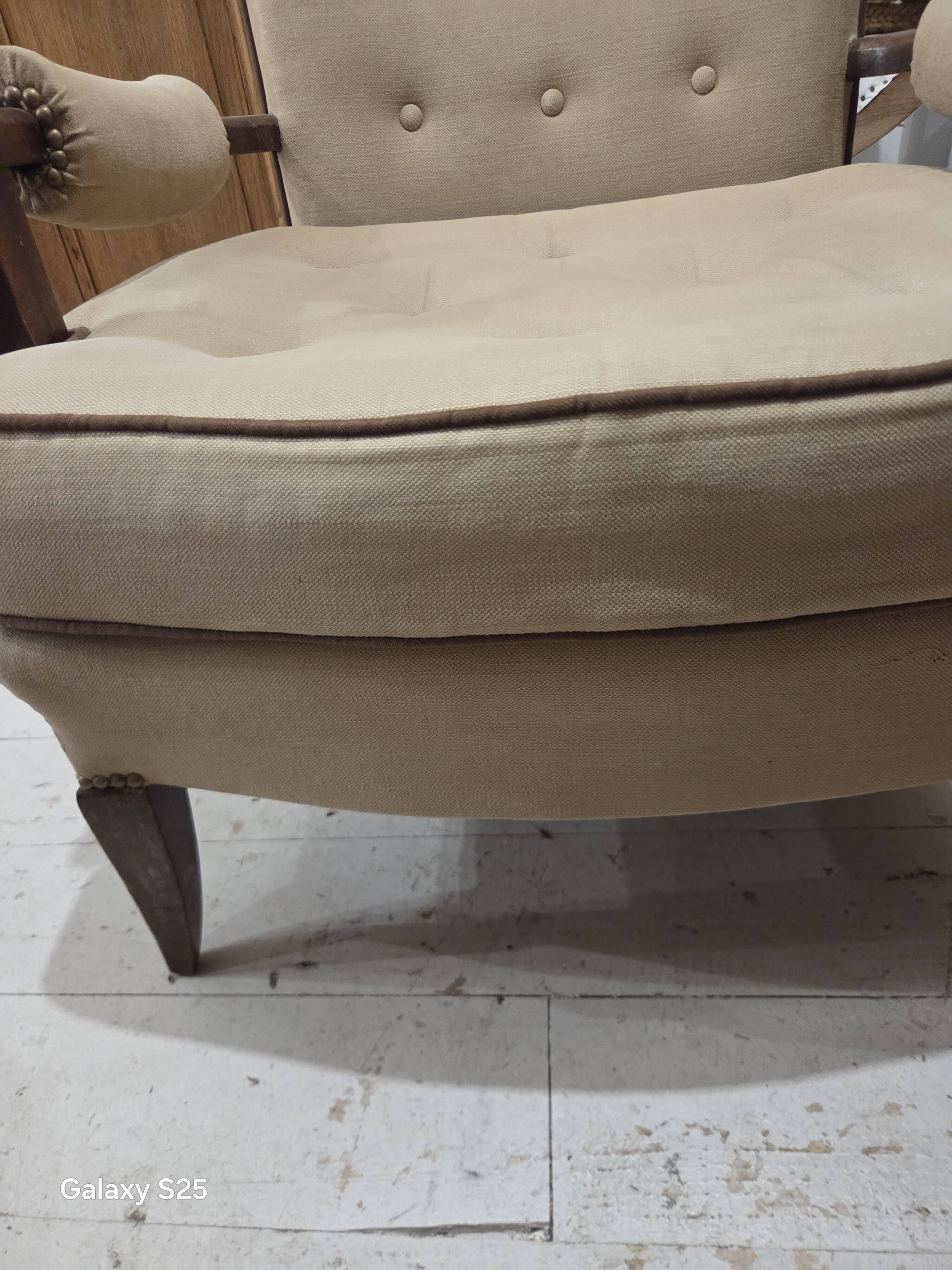 Fauteuil beige