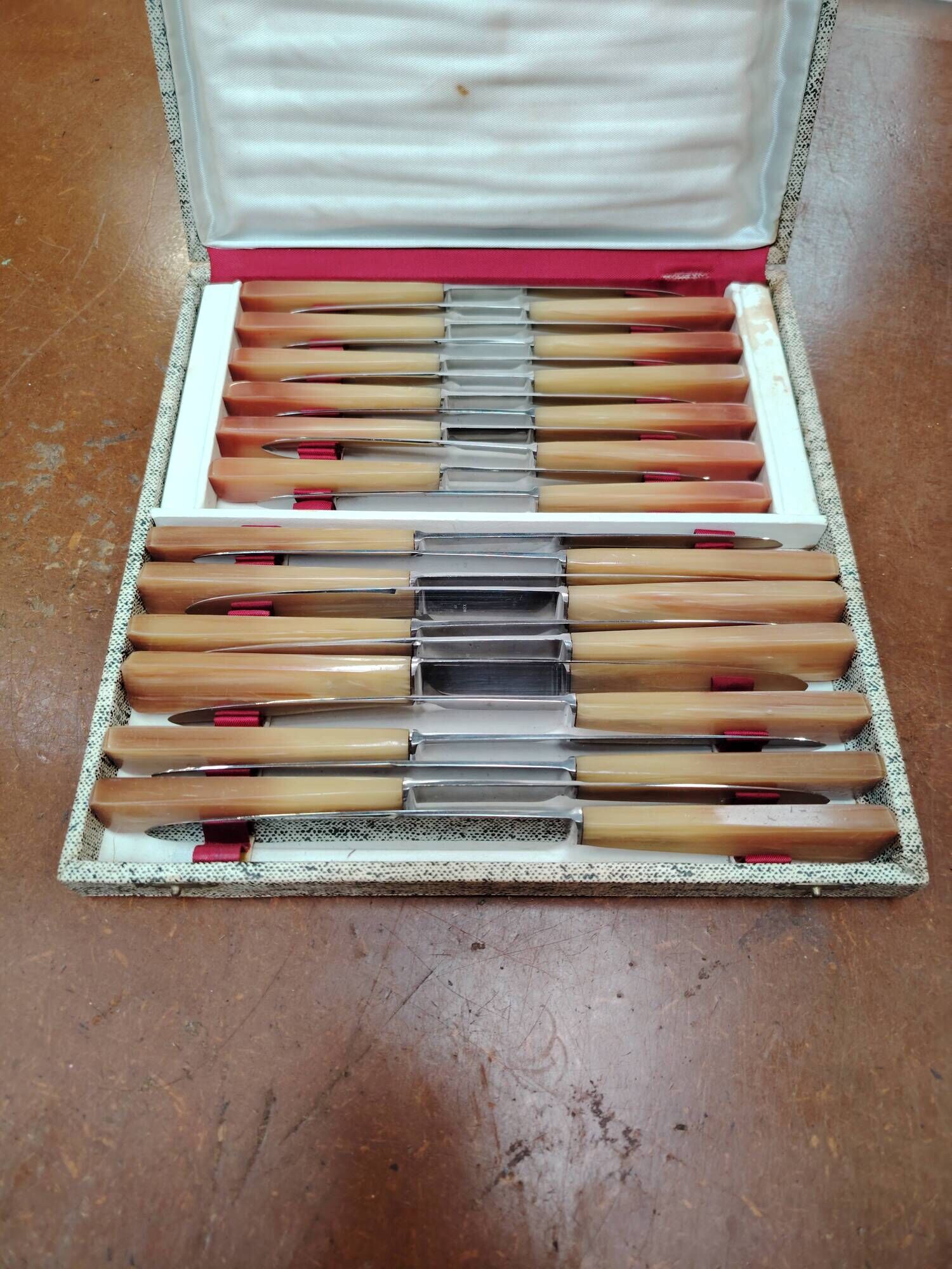 24-piece cutlery set Fleurance Angers in stainless steel - 1940s/50s