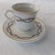Cup and under coffee cup Limoges B & C