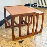 Table basse gigogne moderniste modèle "quadrille" G-Plan