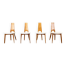 Vintage dining chairs by Van den berghe Pauvers, 1970s