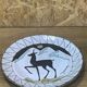 Decorative plate, ceramic XXth, Emile Masson, mountain décor, vintage