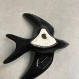 Hirondelle céramique vintage L17cm