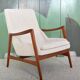 Vintage armchair by Norwegian Peter Wessel from the 1960s