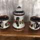 Old Teapot + 2 Pitchers Schramberg BERNAU Ceramic Flower Decor
