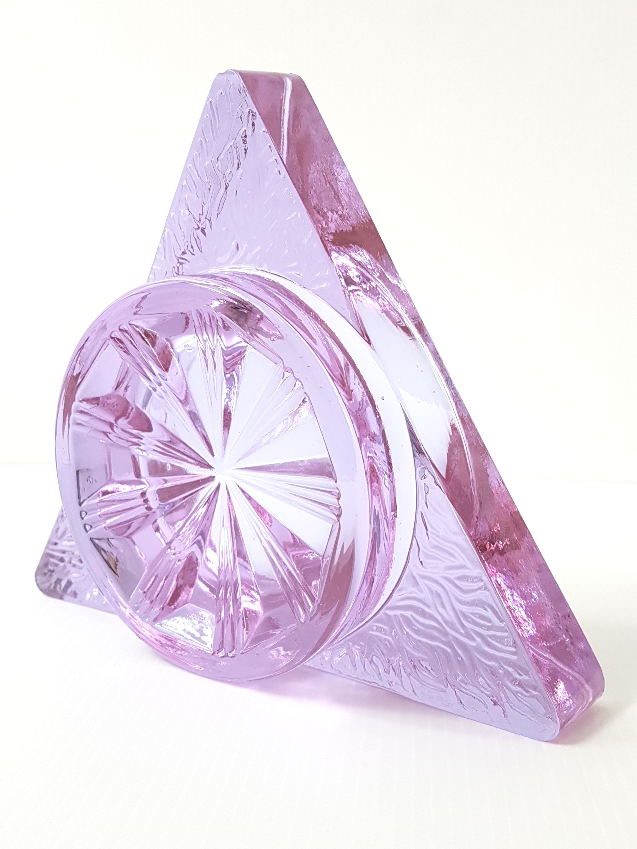 1960 vintage glass ashtray