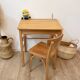 Pupitre/Bureau enfant et sa chaise - Baumann - Années 50/60