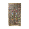 Moroccan Berber carpet Azilal dark with multicolored diamonds 2.56x1,41m