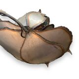 Metal flowers floor lamp