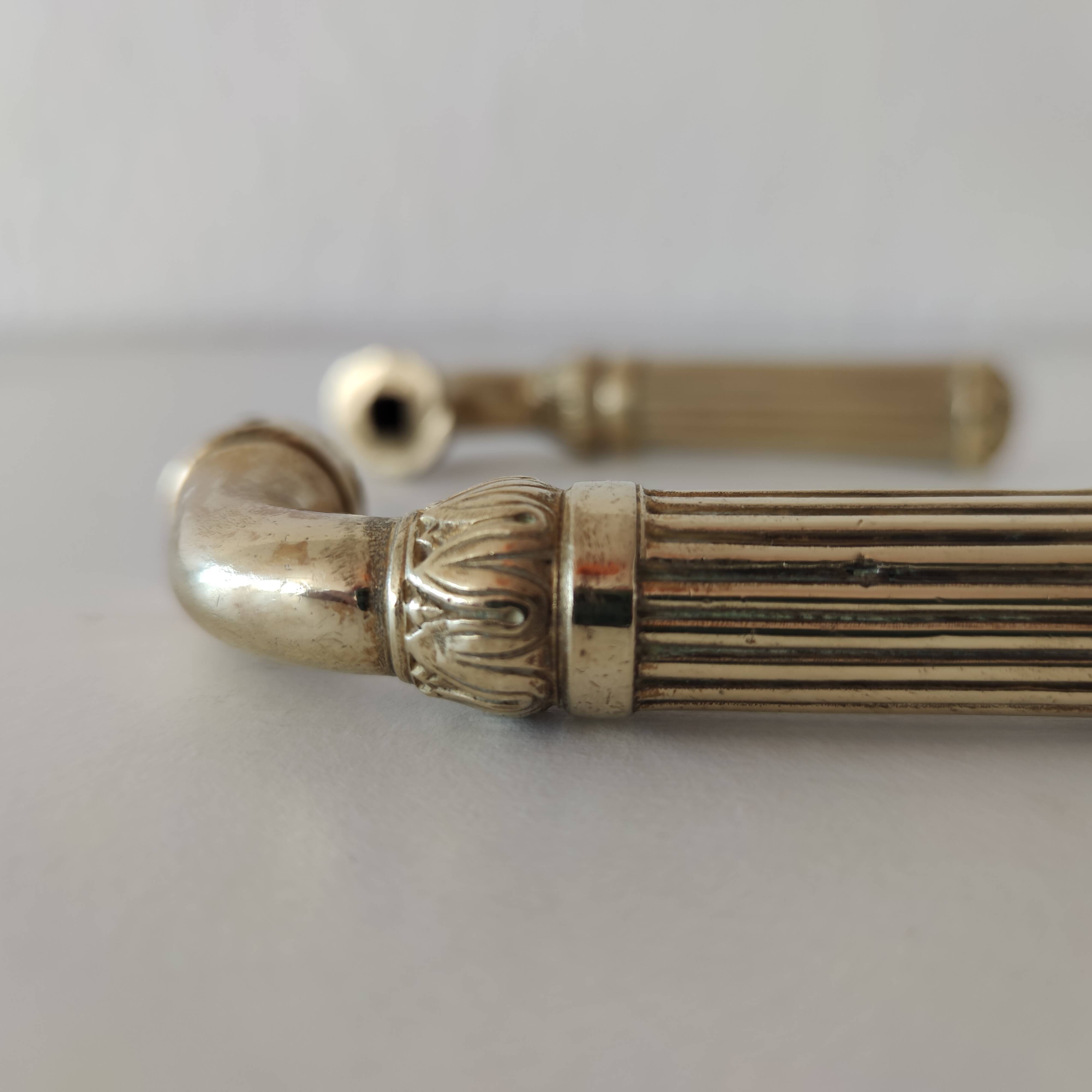 Two old Louis XVI door handles