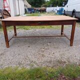 Country Pine Farmhouse Table, 4 Drawers.