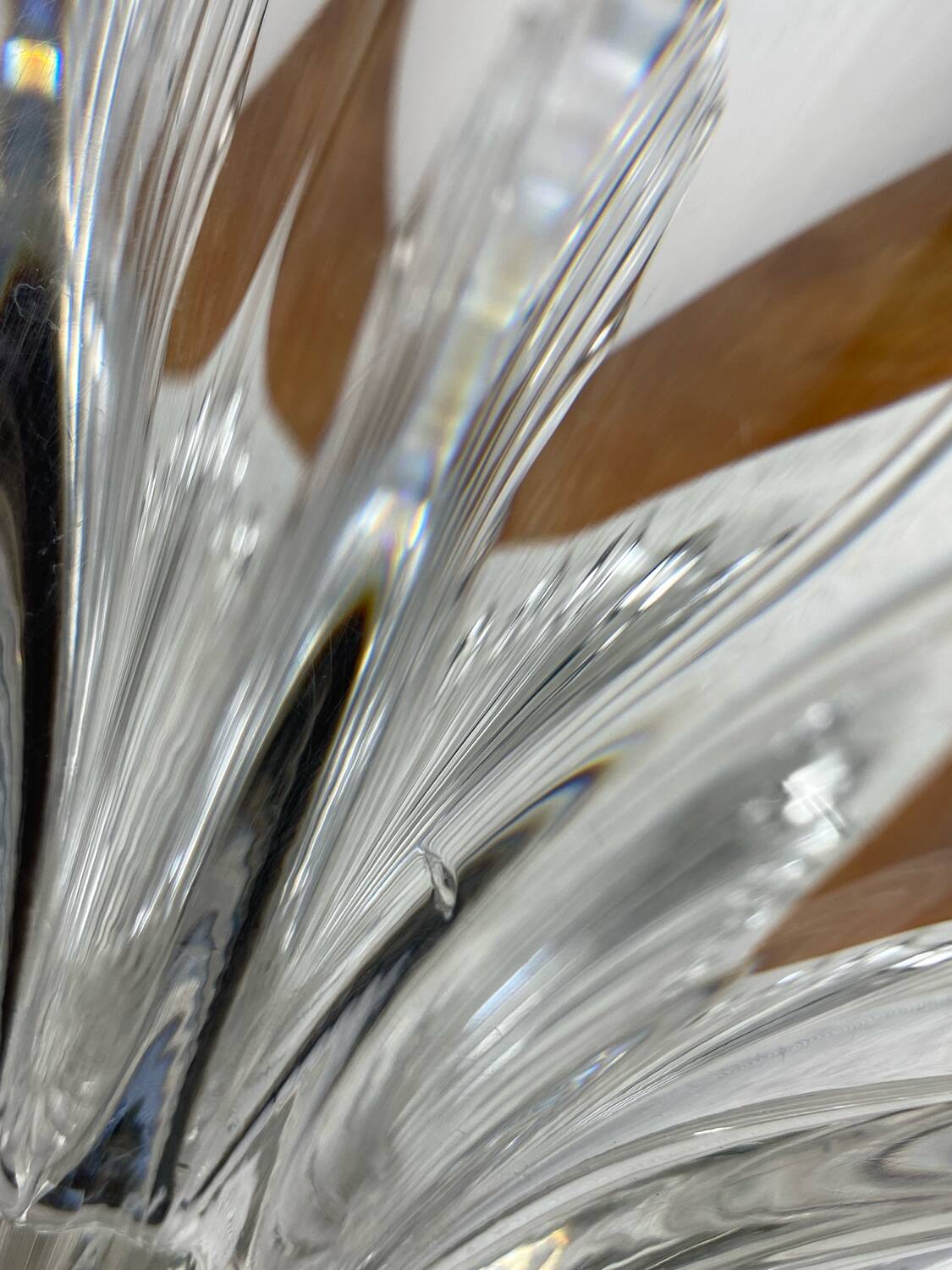 Large crystal fruit bowl, 1950s/1960s