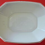 Porcelain vegetable with floral decoration