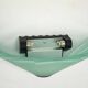 Set of six De Majo sconces in thick green murano glass. Italy 1980s