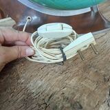 Ancien Globe Terrestre Verre  Lumineux Mappemonde Art Déco Colomb W. Jaden