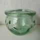 6 vintage glass jam jars
