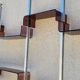 Vintage modular library shelf 6 legs and 14 shelves