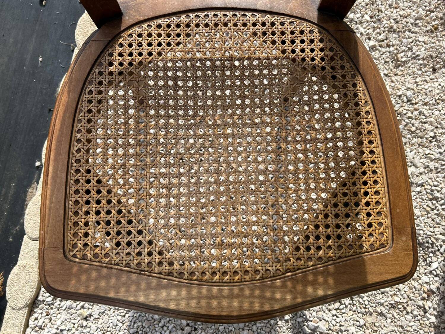 Caned chair in Louis XV style