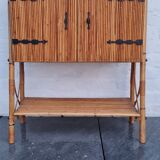 Rattan and split bamboo accent furniture