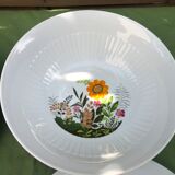 Salad bowl and 3 dishes porcelain Winterling Bavaria vintage