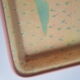 Anne stringer Alpac pink France vintage fiberglass tray