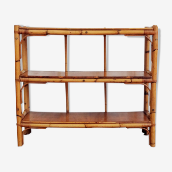 Rattan shelf