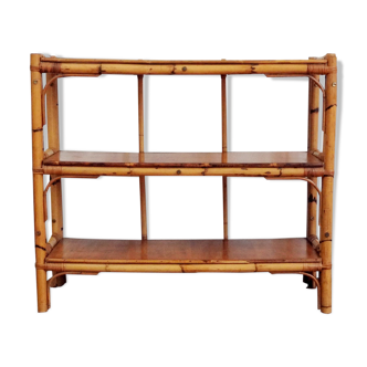 Rattan shelf