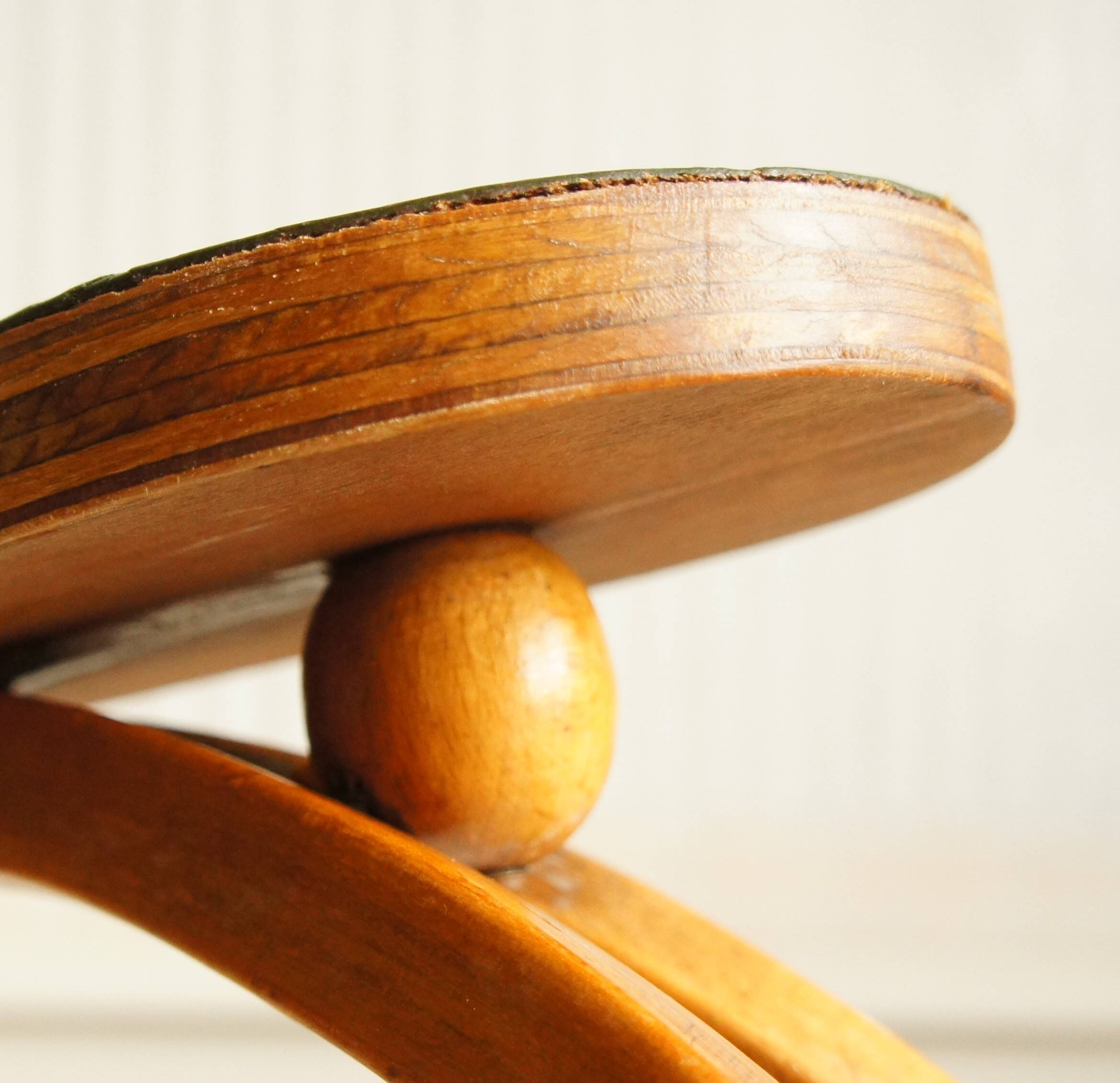 Jacob & Joseph Kohn shoe shine stool, Austria, circa 1920