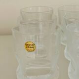 Verres cristal d’arques vintage